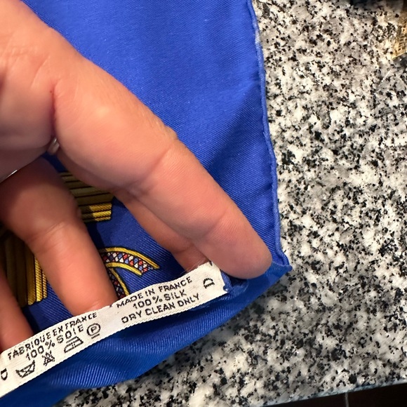 Hermes Republique Francaise Liberte Egalite Fraternite Scarf, Carre 90 - Picture 9 of 9